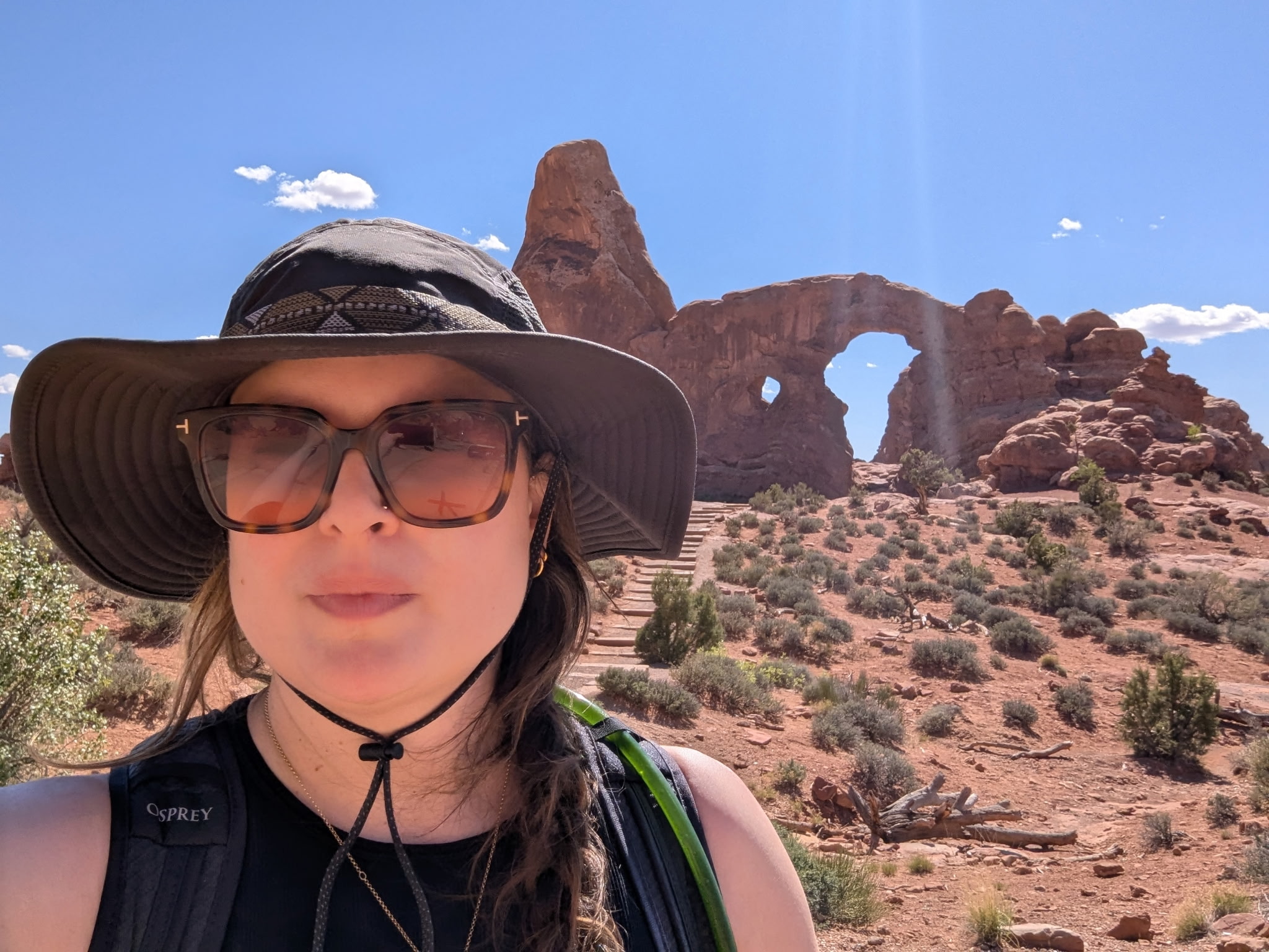 Allegra hiking